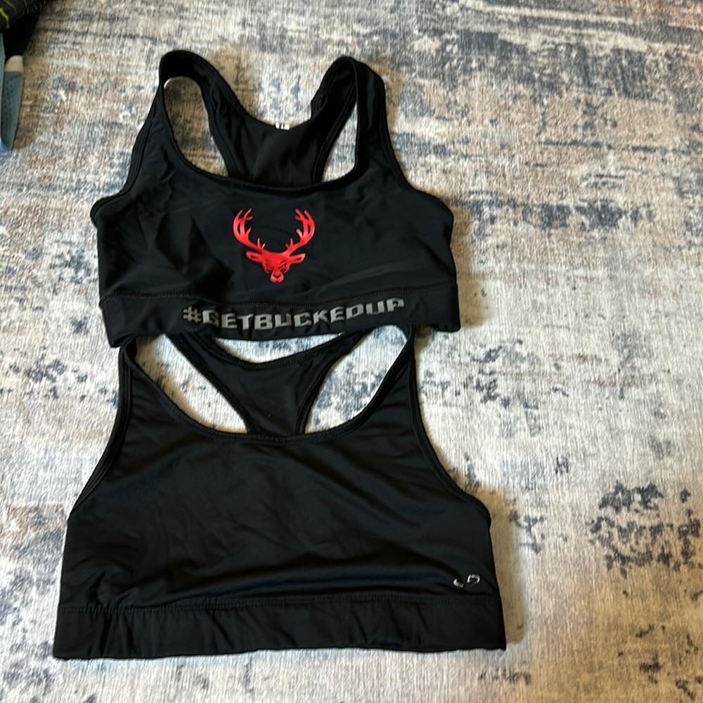 Two size medium sports bras